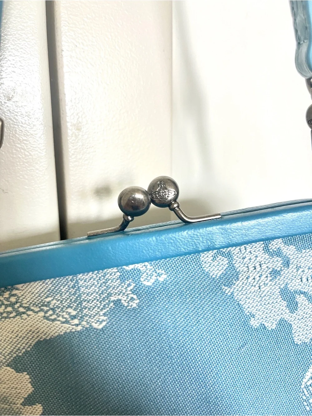 Autentic Vivienne Westwood blue purse - Picture 3 of 6